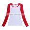 Long Sleeve Thick Sublimation t shirt Design Wholesale Blank Maternity t shirts