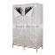 Two Doors Portable Cloth Wardrobe,Double Door Bedroom Color Wardrobe