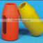 Hot selling popular food grade pyrex glass water bottle with silicone sleeve