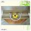 topgrade unfinished color three compartments wood wine case
