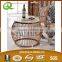 D374 round side marble living room end table
