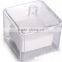 Plastic cosmetic organizer,acrylic make up organizer, clear cube makeup organizer