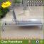 Stackable outdoor aluminum adjustable chair chaise lounge