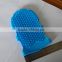 silicone body bath massage glove /collapsible and portable silicone massage bath glove