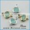 2016 new arrival natural turquoise stone pendant for women