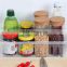 hot selling plastic kitchen storage container with handle