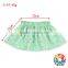 Baby Girls Aqua Skirt Heart Shape Polka Dots Cotton Dress Fashionable Skirts