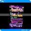 Outdoor Hotsale Tempered Glass Led Writing Menu Board for Hotel