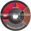 115x22.2mm flap disc with fiberglass backing for angle grinder