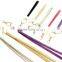 Popular Promotion Gift PU Leather Lanyard with Purple Crystal Gem, Swivel Snap Hooks, Key ring accembly, Acrylic Gem Key chain