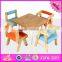 2016 new design baby wooden study desk., fashion kids wooden study desk, popular chidlren wooden study desk W08G179