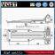 Steel Hinge for Truck Body ,zinc Steel Truck Door Lock Hinge