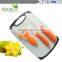 Manufacturers selling 3 sets ceramic knife with plastic cutting board combination suit
