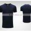 V Neck Fashion Tee Sportswear White Plain Dyed Man Blank Custom Embroidery T-Shirt