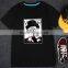 Customized printed logo 100% cotton promotion tee men's t shirt