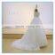 High Quality V-neck Ball Gown Beaded Bride White Wedding Dresses China