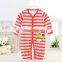 China baby clothes newborn 100% cotton baby stripe romper long sleeve infants pyjamas import from china