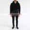 China factory black hoodies 100% cotton pullover hoodie for man