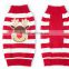 christmas gift reindeer red white striped pet sweater