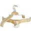 New Design Natural Wood Coat Hanger White Wood Shirt Hanger Deluxe Wooden Suits Hanger