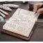 2017 A6 size cavans cover diary customizable traveling planner with clasp