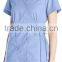 Customed Plain Blank Multi-Colors Easy-Fit Nursing Scrubs Tops with Adjustable Side Tie
