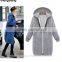 Prom Popular Trend Slim Fit Elongated Urban Extra Long Hoodies/coat /outwear Manufacturer