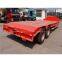 Heavy Payload 100 ton lowboy semi trailer , 4 Axles Lowboy Trailer 100 Tons for sale