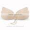 women pushup silicon bra /rung six color drawstring silicon bra