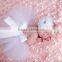 New coming Mint Girl Baby Party Dresses Baby Tutu Dress with Flower Headband Infant headband Baby Girl Set Photo