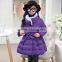 B22655A Girls new winter coat sweet girls stylish Cotton-padded jacket