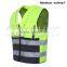 Men's workwear water proof EN20471 reflective safety hi viz vest