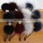 Hugely popular girl fur balls headband lovely hand made real fur headband