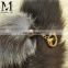 2016 Top Fashion Lovely Design Wholesale Natural Fox Tail / Fairy Real Fox Fur Tail Keychain