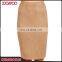 Fashionable Latest Ladies Office Skirt Designer Back Zipper Suede Midi Pencil Skirts Women