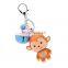 cat plastic Pendant Keychain with bell factory direct