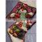 43CM Large 3D Green and Red High Quality Home Decoration Gift Christmas Stockings with Christmas Grass - Snowman