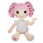 Nylon fabric soft stuffed plush girl doll custom OEM kids gift toy
