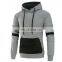 Compression Autumn Warm Men's Gym Wear Fashion Plain Striped Hoodie shirt Hooded Pullover Casual Bodybuilding Adult Clothing Top