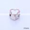 New product 2014 crystal beads wholesale enamel heart beads