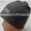 custom promotional red warm blank drawstring soft fleece hat