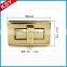 Customized Gold Fashion metal bag lock for leather bags