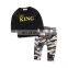 Short /long sleeve shirt and camouflage pants sets 2PCS children baby clothes set kids suit wholesale