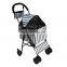 Hot Sale Pet Travel Carrier Foldable Portable Dog Stroller 4 Wheels Pet Stroller