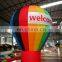 Outdoor Advertising Inflatables Promotional SALE Banner 5m Rainbow Inflatable Air Balloon for Shop