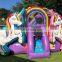Cheap Bounce House Commercial Kids Jumping Castle Slide Unicorn Inflatable Bouncer Combo For Sale