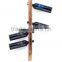 Accept OEM solid walnut wood holder for wine bottle