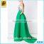 Hot sale green silk latest long skirt design