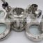 Stainless steel Sanitary welded Union Type View Sight Glass for tank