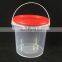 Wholesale BPA free yogurt bucket 1L plastic bucket